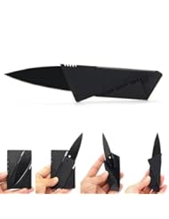 Credit Card Folding Safety Knife (Black)