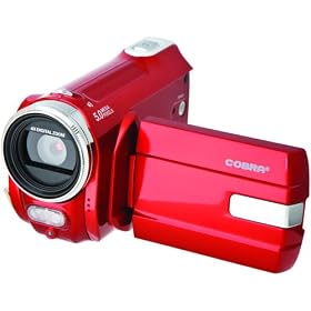 Cobra Digital HD Flash Memory Camcorder with 1.5-Inch LCD and Webcam Function DVC910 by Cobra