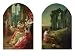 Kenilworth Castle, Past and Present, 1854 Art Giclee Poster Print by John Eaton Walker, 24x18