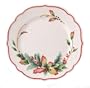 Fitz & Floyd Winter Holiday Salad Plates, Set of 4