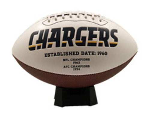 NFL San Diego Chargers Signature Series Team Full Size Footballs