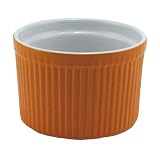 BIA Cordon Bleu 10-Ounce Tall Souffle, Set of 4, Two-Tone Curry White by Bia Cordon Bleu
