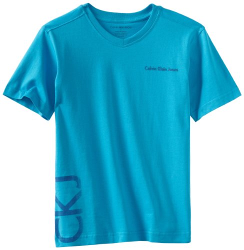 Calvin Klein Boys 8-20 Signature V-Neck Tee