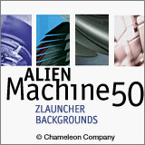 Alien Machine50: ZLauncher Backgrounds downloadable Software