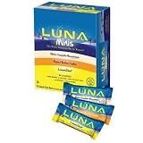 Luna Bar Mini Variety Pack-6 Lemon Zest, 6 White Chocolate Macadamia, 6 Peanut Butter Cookie, 18 -Count Box
