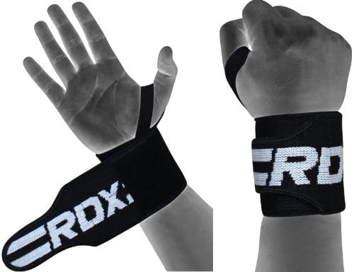 RDX Wrist Weight Lifting Training Gym Straps Support Grip Glove Body Building AB