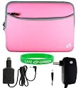 Dell Inspiron Mini 9 Inch 8.9 Inch Notebook Sleeve Case - Bundle with 12V Car and Wall Charger