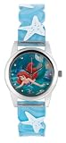 Disney Children's Little Mermaid Ariel Scalloped Jelly Strap Watch #MC0478