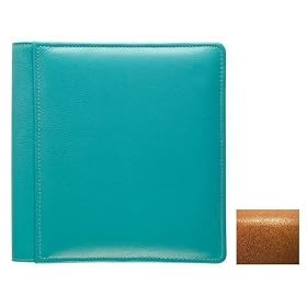 ROMA TAN smooth grain leather medium scrapbook #162 style album by Raika -