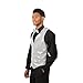 Men's Silver Sequins Vest