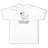 Throw A Stick T-Shirt Funny, Humor & Parody Shirt