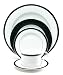 Nikko Ceramics Black Tie 5-Piece Place Setting, Service for 1