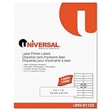 Buy Laser Printer Permanent Labels, 1 x 4, Clear, 1000 Box