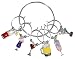 Wine Glass Charms set~ Beverage Themed~ Martini, Beer Mug, Wine, Tropical Drinks