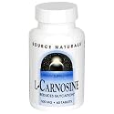 Source Naturals L-Carnosine, 500mg, Tablets, 60 tablets