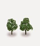 Hornby  R8931 Econo Deciduous 88-100mm Pk 2  00 Gauge Skale Scenics Eco Trees