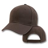 Plain Brown Adjustable Hat