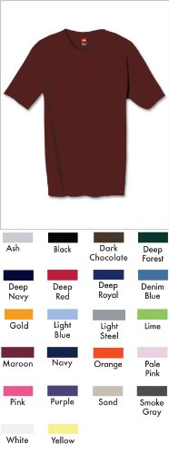 Hanes mens 6.1 oz. Tagless ComfortSoft Pocket T-Shirt(H5590)