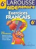 Aide-Mémoire : Exercices de francais, 6ème