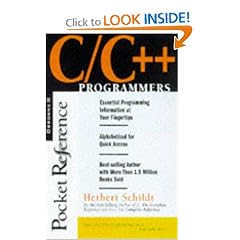 C/C++ Programmer's Reference (Programmers pocket references)