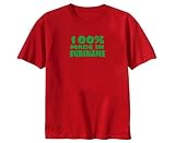 T-Shirt  100% Made In Suriname  Country