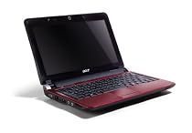Acer Aspire One D150 25,7 cm (10,1 Zoll) Netbook (Intel Atom N270 1,6GHz, 1GB RAM, 160GB HDD, Intel 945GSE, XP Home) rot