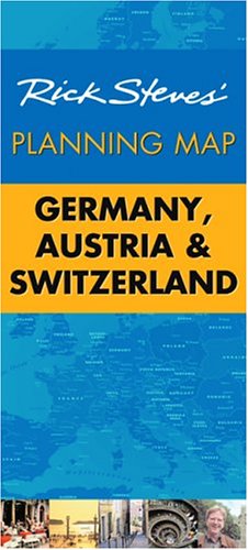 City Travel Guides Discounted  Books : Rick Steves' Planning Map Germany, Austria, and Switzerland (Rick Steves' Planning Map)