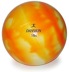 Danskin DA-2637R 10 lb. Weighted Toning Ball