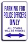 Police Officers Miscellaneous Parking Signs