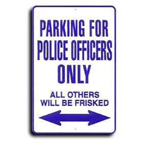 Police Officers - Miscellaneous Parking Signs