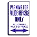 Police Officers - Miscellaneous Parking Signs