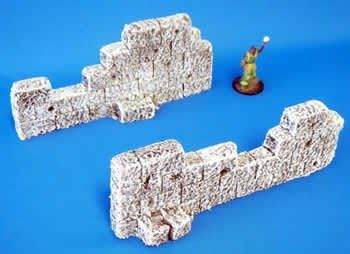 Flex Ruins Large Set Battle Scared Cutstone Miniature Terrain