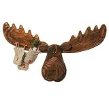 Image of ADVENTSKALENDER "ELCH" HOLZ &amp; JUTE HANDARBEIT 60CM