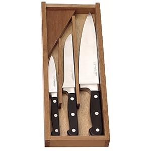 La Cuisine d'Albert - 139903 - Coffret de 3 Couteaux - Acier Inoxydable - Maître Chef La Cuisine d'Albert - 139903 - Coffret de 3 Couteaux - Acier Inoxydable - Maître Chef