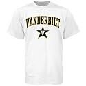 Vanderbilt Commodores White Bare Essentials T-shirt