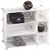 WENKO Steckregalsystem Honey Cube - Weiß - 3 Etagen - 75.5 x 61.5 x 32 cm - Regal - Badregal - Badablage - Standregal