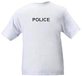 POLICE - Law Enforcement Gear - Heather Grey or White T-shirt / FRONT PRINT
