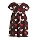 Little Girls Clothes Boutique PINK HEART Sweater Dress BONNIE JEAN Girl 4-6X