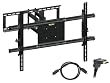 Pyle Deluxe Articulating Wall Mount & Cable Package for Home/Office/Schools/Public -- PSW902AT Articulating Wall Mount for 36" to 70" Displays (Black) + PHDMRT12 12Ft. Horizontal Swivel High Definition HDMI Cable With Heavy-Duty Fiber Shielding.