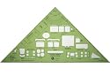 Metric 1:25 Scale Kitchen Design Drawing Template Stencil - Architectural Technical Drafting Supplies - Furniture Layout Symbols for House Interior Planning