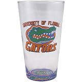 Florida Gators Bottoms Up Glass