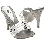 J Lo Women's Marlow (Silver Leather 7.0 M)