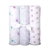 Luna Lullaby Bosom Baby Nursing Pillow Slip Cover, Blue Owl