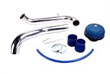 HONDA CIVIC 96-98 DX/CX/LX TWIN PIPE COLD AIR INTAKE SYSTEM WITH BLUE HKS STYLE FILTER