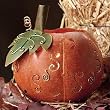 Metal Pumpkin Votive Candle Holder Lantern
