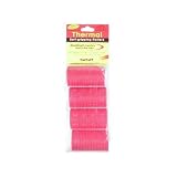 Hair Art Thermal Self Gripping Roller Medium 1.25 Red (Pack of 4)
