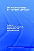 The New Institutional Economics of Corruption