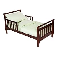 American Baby Company Minky Dot Chenille 4-piece Toddler Bed Set, Celery