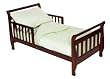 American Baby Company 4-Piece Minky Dot Chenille Toddler Bedding Set, Celery