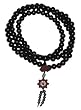 Traditional Mala Beads - black sandalwood 10mm bead